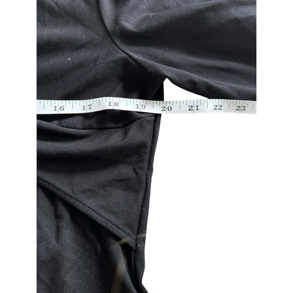 Boden Casual Black Twist Front Shirt Size 20 Classic Blouse Grunge Basic Top - Picture 3 of 6